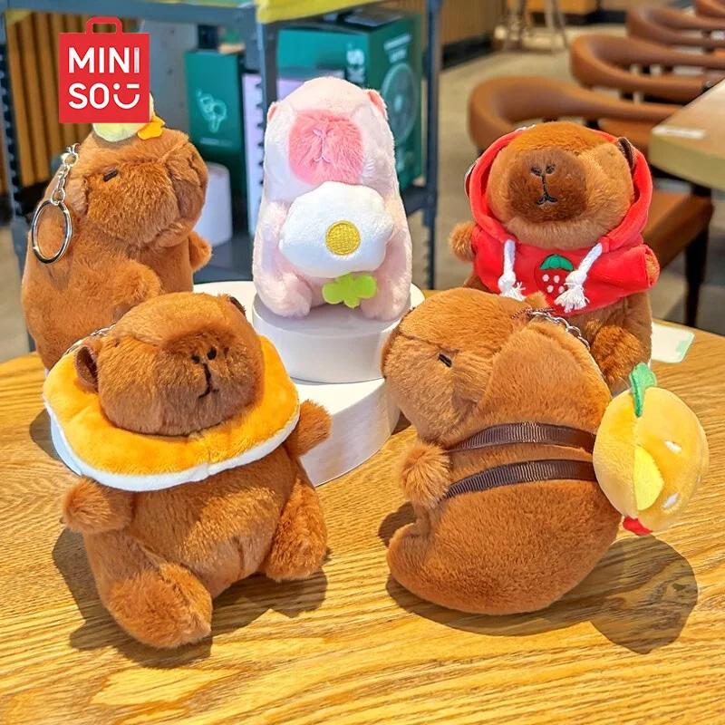 MINISO Miniso Kapibala кукла брелок кольцо капибара плюшевая кукла милая сумка кулон
MINISO Miniso Kapibala кукла брелок кольцо капибара плюшевая кукла милая сумка кулон