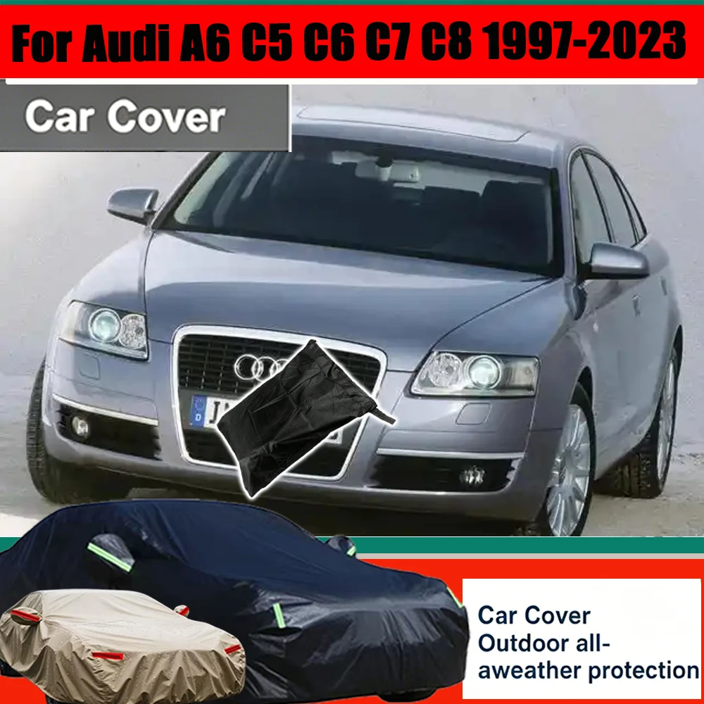 Outdoor Protection Full Car Cover Snow Cover Sunshade Waterproof Dustproof Car Accessories For Audi A6 C5 C6 C7 C8 1997-2023
Outdoor Protection Full Car Cover Snow Cover Sunshade Waterproof Dustproof Car Accessories For Audi A6 C5 C6 C7 C8 1997-2023