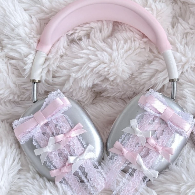 Чехол для наушников AirPods Max 2, силиконовый прозрачный оригинальный защитный чехол ручной работы, милые кружевные чехлы для наушников с бантом
Чехол для наушников AirPods Max 2, силиконовый прозрачный оригинальный защитный чехол ручной работы, милые кружевные чехлы для наушников с бантом