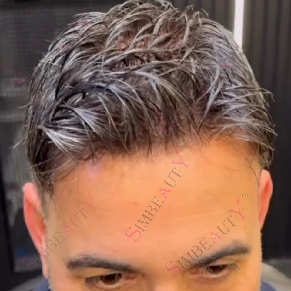 Супернатуральный парик-накладка V-образной формы для мужчин, 1B20, коричнево-черный с седыми оттенками, 80% плотность, ультратонкая основа 0.02 мм, незаметная, 100% натуральные человеческие волосы
Супернатуральный парик-накладка V-образной формы для мужчин, 1B20, коричнево-черный с седыми оттенками, 80% плотность, ультратонкая основа 0.02 мм, незаметная, 100% натуральные человеческие волосы