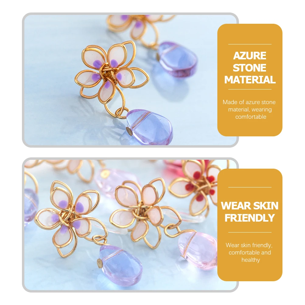 Flower Earrings Cherry Blossom Dangle Drop Women Teen Girls Trendy Ear Jewelry Earrings Fashion Accessories
Flower Earrings Cherry Blossom Dangle Drop Women Teen Girls Trendy Ear Jewelry Earrings Fashion Accessories