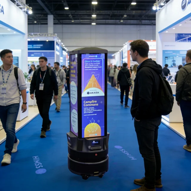 Temi Fourcast AI Commercial Service Smart Mobile Advertising Robot Four-Side 38.8-inch Screens Transform Your Brand
Temi Fourcast AI Commercial Service Smart Mobile Advertising Robot Four-Side 38.8-inch Screens Transform Your Brand