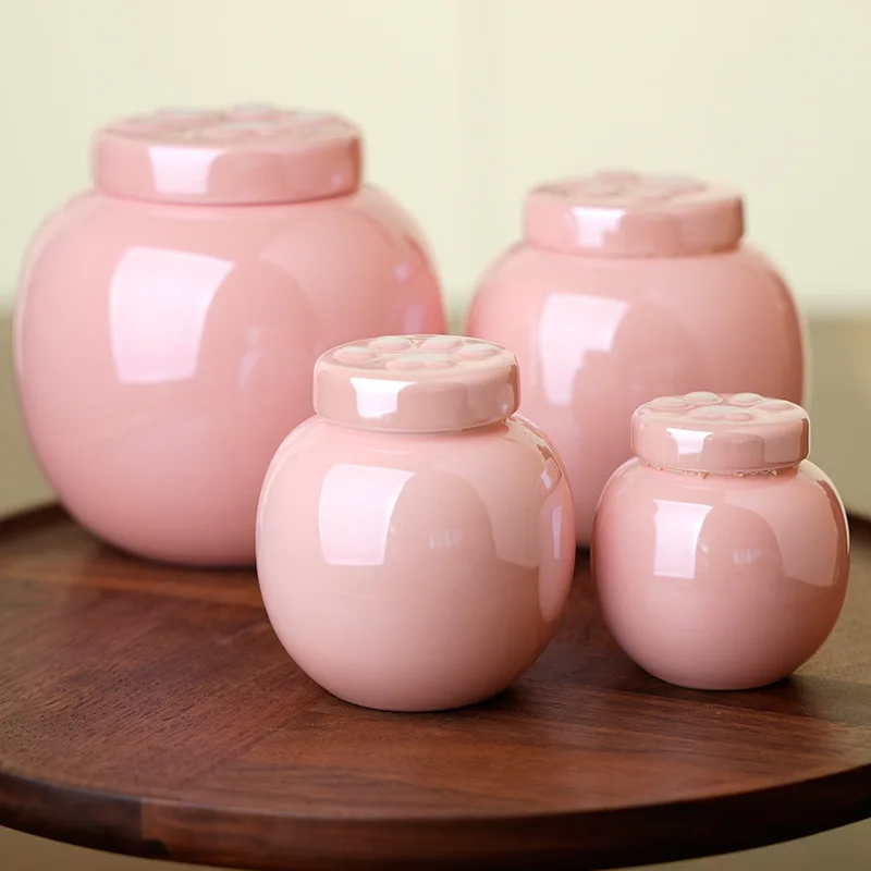 Pet Ashes Storage Ceramic Jars Pink Sealed Moisture-proof Storage Tank Pet Caskets Funeral Vase Memorial Dog Cat Funeral Urn Ash
Pet Ashes Storage Ceramic Jars Pink Sealed Moisture-proof Storage Tank Pet Caskets Funeral Vase Memorial Dog Cat Funeral Urn Ash