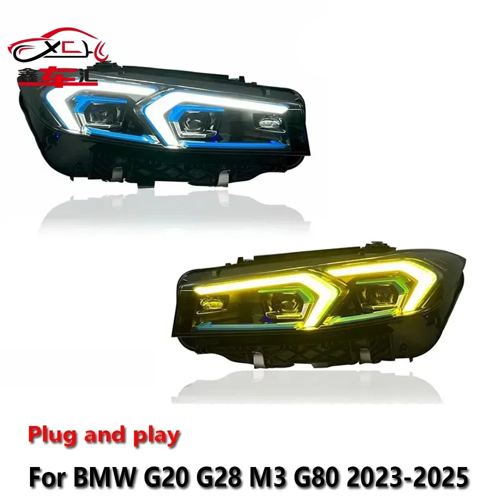 Car LED Headlight Assemblies Auto lighting For BMW G20 G28 M3 G80 2023-2025 Fog DRL Brake Turn Signal Lamp Plug And Play
Car LED Headlight Assemblies Auto lighting For BMW G20 G28 M3 G80 2023-2025 Fog DRL Brake Turn Signal Lamp Plug And Play