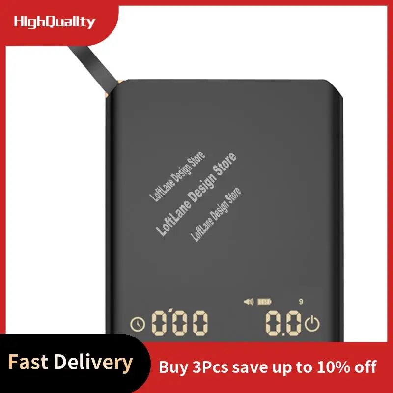 Rechargeable Coffee Scale 2Kg Small Baking Home Automatic Timing Smart Electronic Kitchen Scale Accurate 0.1G Durable-A21R
Rechargeable Coffee Scale 2Kg Small Baking Home Automatic Timing Smart Electronic Kitchen Scale Accurate 0.1G Durable-A21R