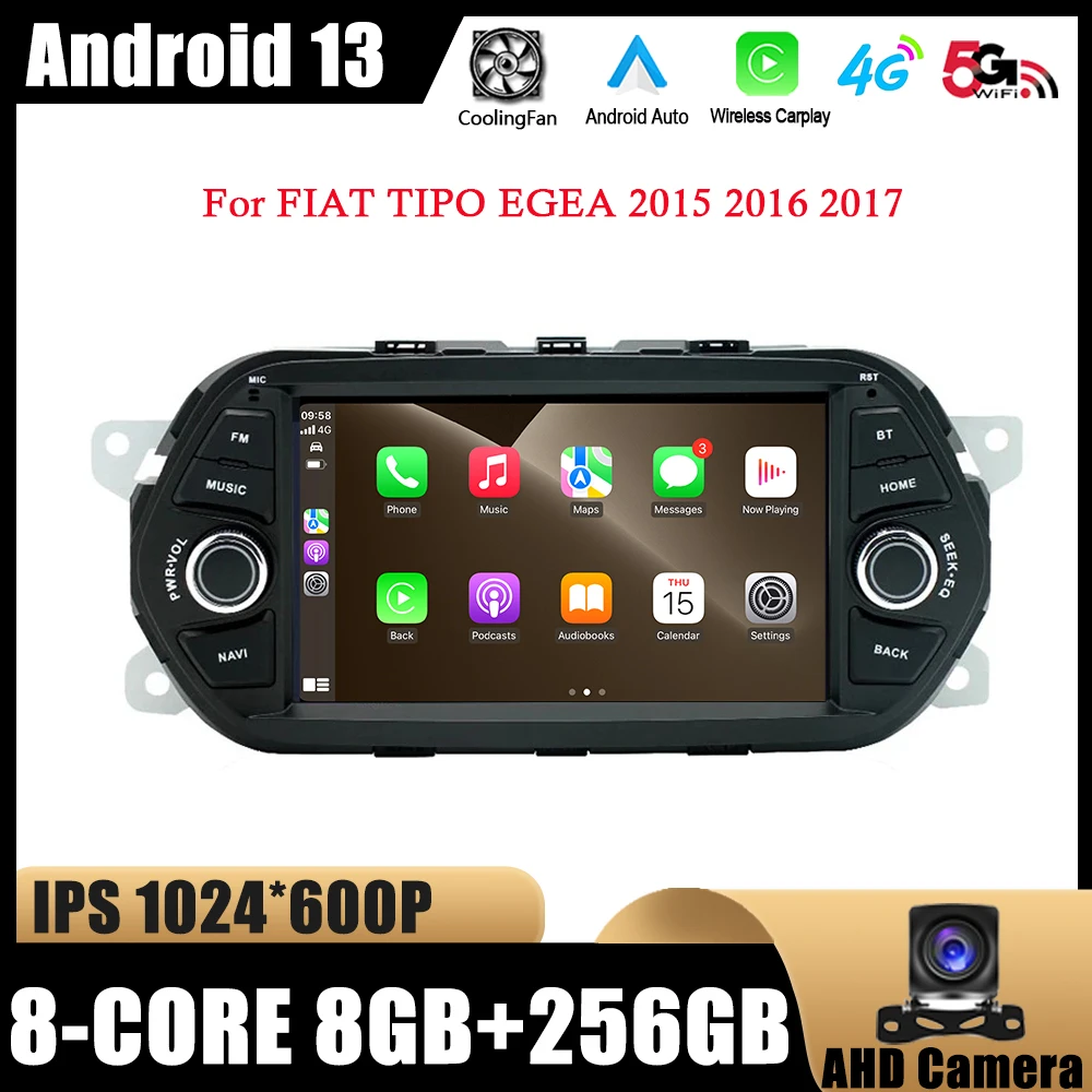 Автомобильная интеллектуальная система Android 13 для FIAT TIPO EGEA 2015 2016 2017 Радио мультимедийный плеер навигация GPS 4G WIFI 7-дюймовый экран
Автомобильная интеллектуальная система Android 13 для FIAT TIPO EGEA 2015 2016 2017 Радио мультимедийный плеер навигация GPS 4G WIFI 7-дюймовый экран