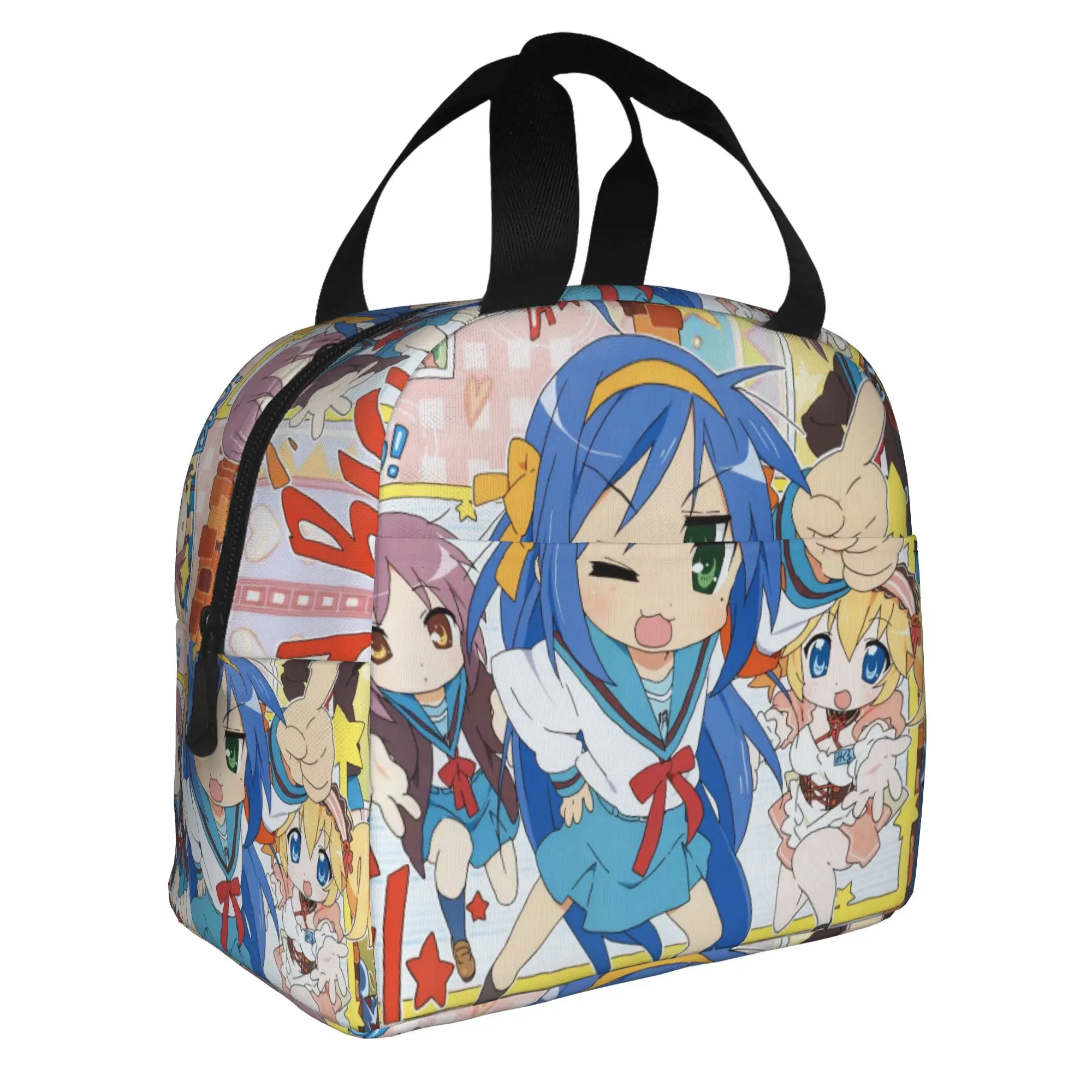 Kawaii Lucky Star Game Resuable Lunch Boxes for Women Leakproof Anime Japane Cooler Thermal Food Insulated Lunch Bag Office Work
Kawaii Lucky Star Game Resuable Lunch Boxes for Women Leakproof Anime Japane Cooler Thermal Food Insulated Lunch Bag Office Work