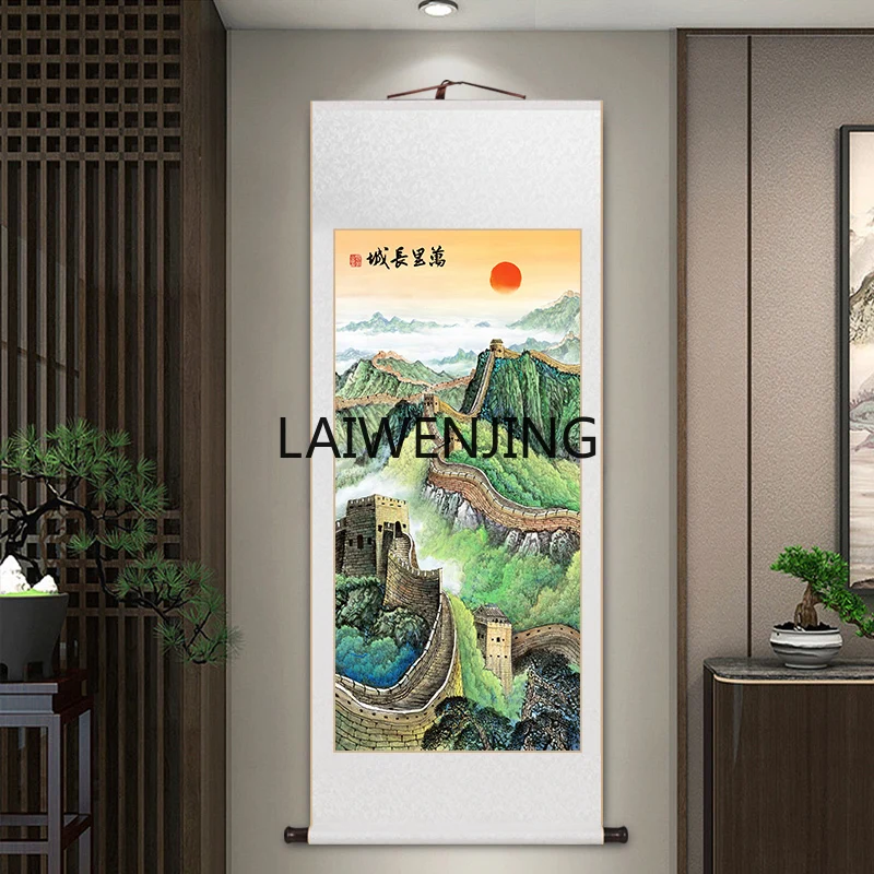 SGF entrance painting Wanli Great Wall scroll hanging painting New Chinese style
SGF entrance painting Wanli Great Wall scroll hanging painting New Chinese style