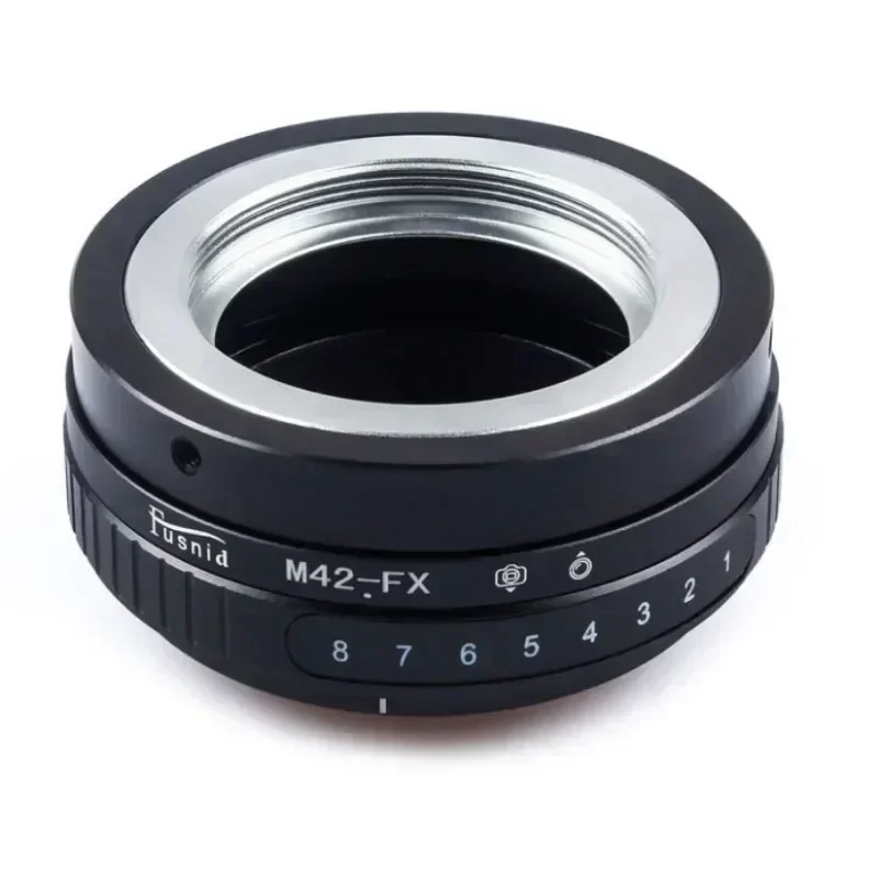 M42-FX Tilt Shift Adapter Ring for M42 Mount Lens to for Fujifilm X FX X-T2 X-T1 XM1 XH1 XE2 XE1 360
M42-FX Tilt Shift Adapter Ring for M42 Mount Lens to for Fujifilm X FX X-T2 X-T1 XM1 XH1 XE2 XE1 360