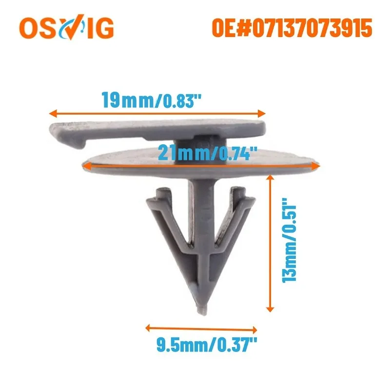 20Pcs OE#07137073915 Door Sill Wheel Arch Rocker Trim Panel Moulding Retainer Clip for BMW Mini R50 R53 R56 R55 R57 R58 R59
20Pcs OE#07137073915 Door Sill Wheel Arch Rocker Trim Panel Moulding Retainer Clip for BMW Mini R50 R53 R56 R55 R57 R58 R59