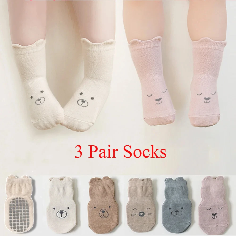 3Pairs/Lot Cartoon Baby Socks Infant Newborn Anti-Slip Cotton Floor Socks For Girls Boys spring, summer, autumn, wToddler Socken
3Pairs/Lot Cartoon Baby Socks Infant Newborn Anti-Slip Cotton Floor Socks For Girls Boys spring, summer, autumn, wToddler Socken