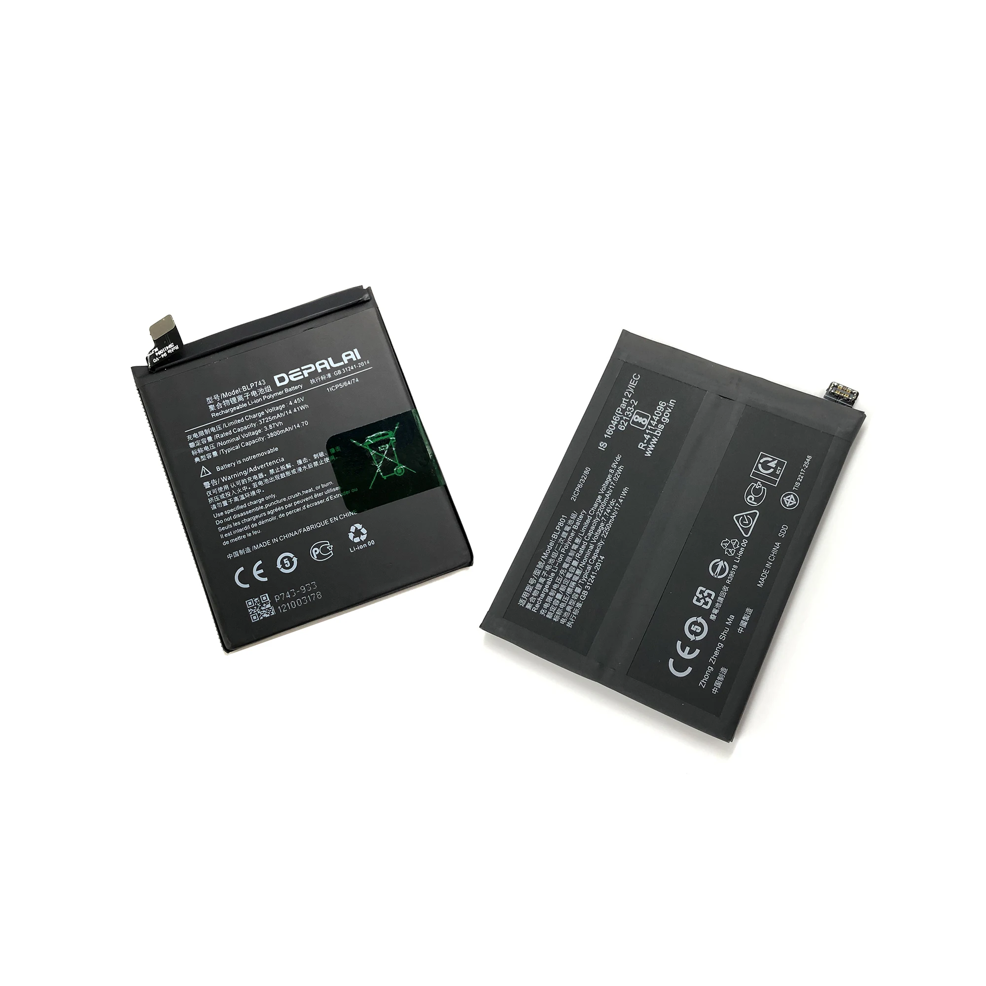 Depalai для OnePlus 7Pro 7T 7TPro 8Pro 8T 9R BLP699 BLP743 BLP745 BLP759 BLP761 BLP801 аккумулятор для телефона
Depalai для OnePlus 7Pro 7T 7TPro 8Pro 8T 9R BLP699 BLP743 BLP745 BLP759 BLP761 BLP801 аккумулятор для телефона