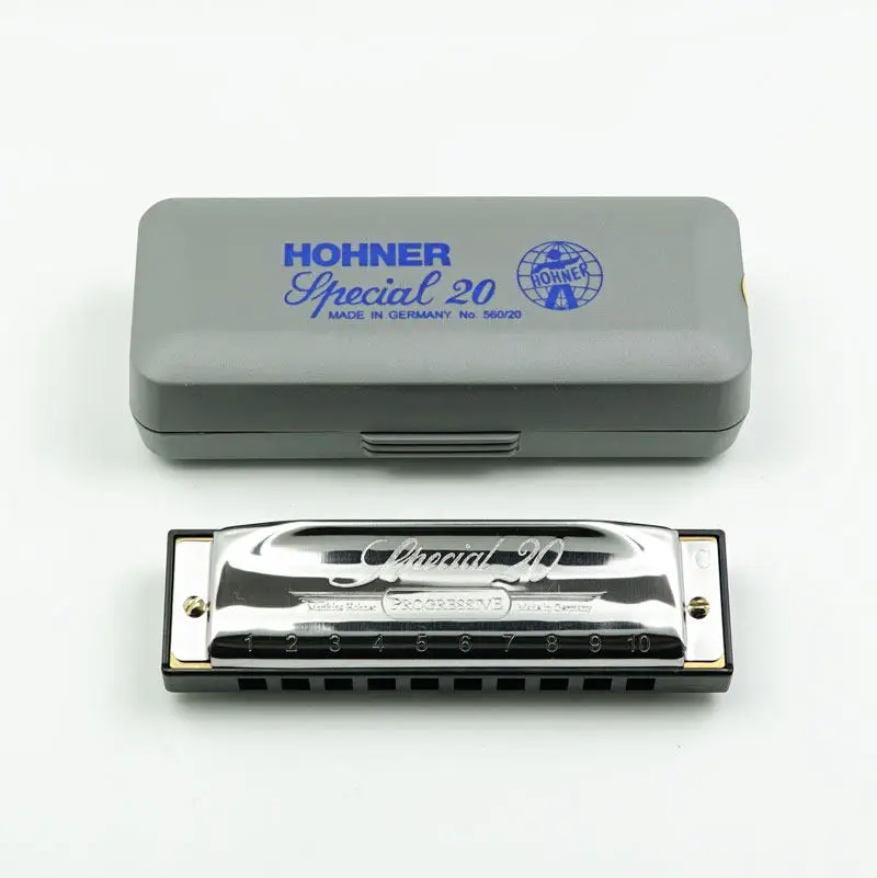 Hohner and La Bues Ten-Hole Blues Harmonica, Blues SP20, 10-Hole, Genuine Imported from Germany, Special 20
Hohner and La Bues Ten-Hole Blues Harmonica, Blues SP20, 10-Hole, Genuine Imported from Germany, Special 20