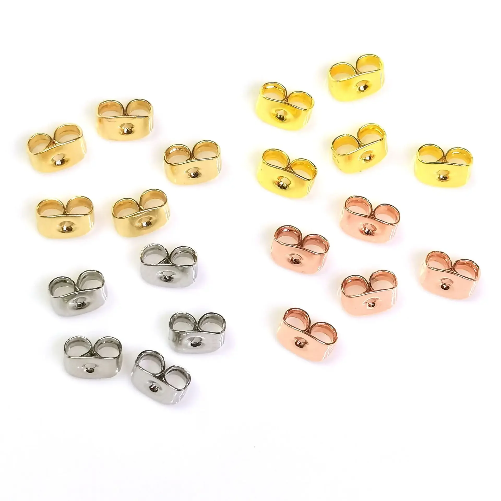 100p/Lot High Quality Stainless Gold Steel Plated Earring Back Plug Earring Settings Base Ear Studs Back For DIY Jewelry Making
100p/Lot High Quality Stainless Gold Steel Plated Earring Back Plug Earring Settings Base Ear Studs Back For DIY Jewelry Making