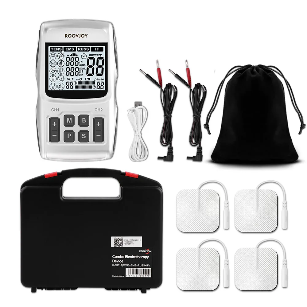 Electric EMS Acupuncture Body Massage Physiotherapy Tens Muscle Stimulator Therapy Slimming Machine Electro Stimulator IF+RUSS
Electric EMS Acupuncture Body Massage Physiotherapy Tens Muscle Stimulator Therapy Slimming Machine Electro Stimulator IF+RUSS
