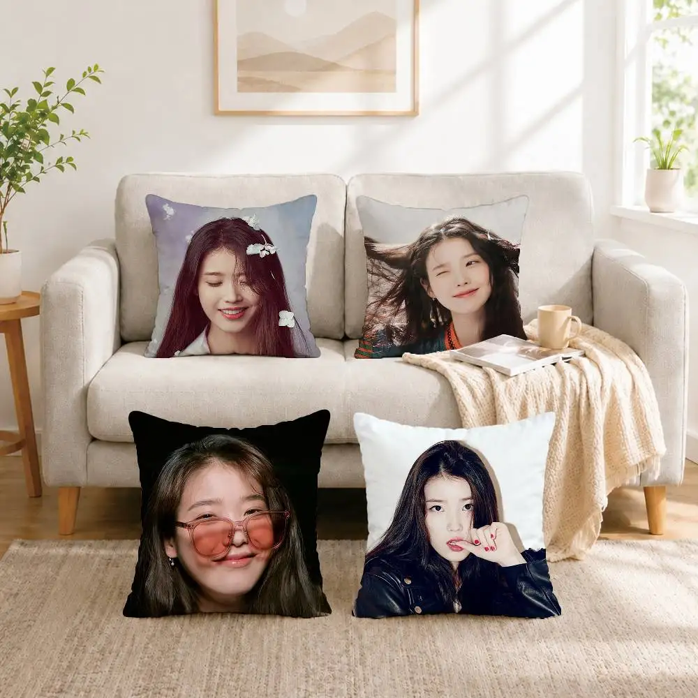 K-pop idol Lee Ji-eun IU Square Double-Sided printed Pillow Case Bedroom Bedside Pillow Sofa Cushion Cover Gift
K-pop idol Lee Ji-eun IU Square Double-Sided printed Pillow Case Bedroom Bedside Pillow Sofa Cushion Cover Gift