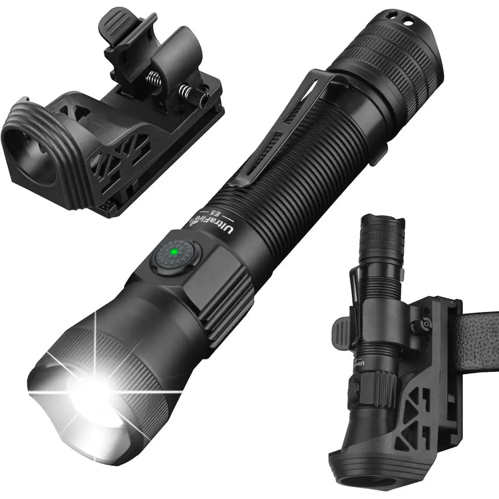 Тактический фонарь EDC с кобурой, 1350 люмен, перезаряжаемый полицейский фонарь с креплением на ремень, зуммируемый светодиодный фонарь или Ency
Тактический фонарь EDC с кобурой, 1350 люмен, перезаряжаемый полицейский фонарь с креплением на ремень, зуммируемый светодиодный фонарь или Ency