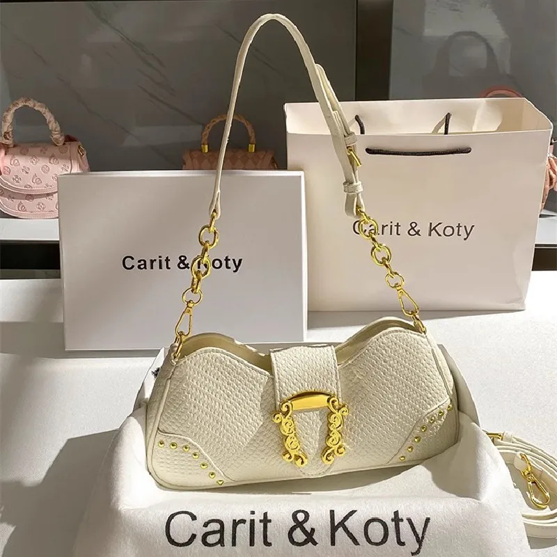 Spring and Summer New Rivet Chain Underarm Law Stick Handbag Fashion One Shoulder Crossbody Small Square Bag for Women
Spring and Summer New Rivet Chain Underarm Law Stick Handbag Fashion One Shoulder Crossbody Small Square Bag for Women