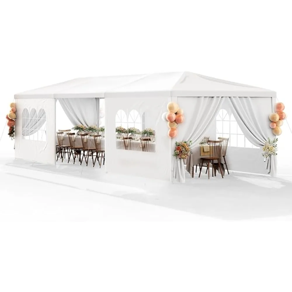 Party Tent 10x30 Outdoor Wedding White Tents for Parties, Heavy Duty Canopy Event Tents for Parties Gazebo Shelter
Party Tent 10x30 Outdoor Wedding White Tents for Parties, Heavy Duty Canopy Event Tents for Parties Gazebo Shelter