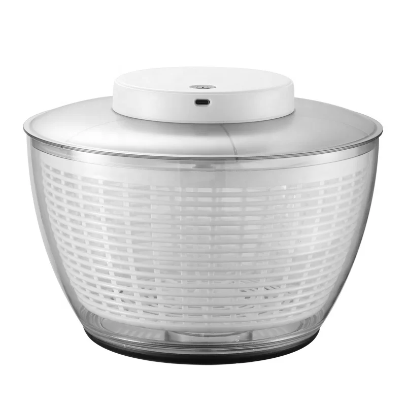Electric Salad Spinner Slicer Fruit Vegetable Washer and Dryer Larger Kitchen Vegetable Spinner
Electric Salad Spinner Slicer Fruit Vegetable Washer and Dryer Larger Kitchen Vegetable Spinner