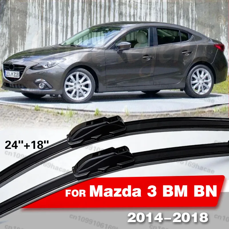 Для Mazda 3 BM BN 2014-2018 2015 2016 2017: Автомобильные бескаркасные дворники U-образной формы из мягкой резины, HD, бесшумные, долговечные, 24"+18"
Для Mazda 3 BM BN 2014-2018 2015 2016 2017: Автомобильные бескаркасные дворники U-образной формы из мягкой резины, HD, бесшумные, долговечные, 24"+18"
