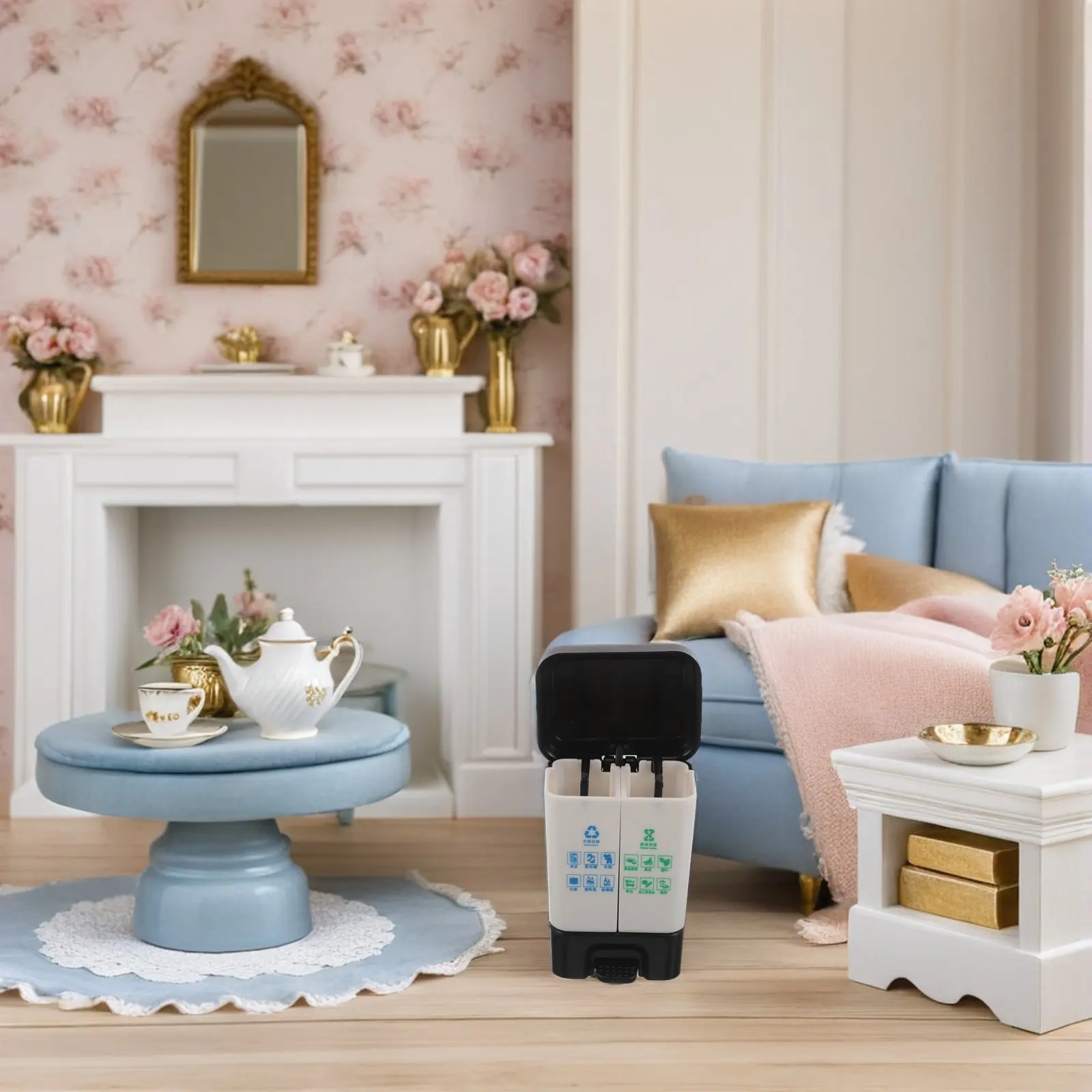 1 шт. миниатюрная мусорная корзина для кукольного домика 2,2x1,69x1,26 дюйма, мини-контейнер для мусора, аксессуары для ролевых игр и декора
1 шт. миниатюрная мусорная корзина для кукольного домика 2,2x1,69x1,26 дюйма, мини-контейнер для мусора, аксессуары для ролевых игр и декора