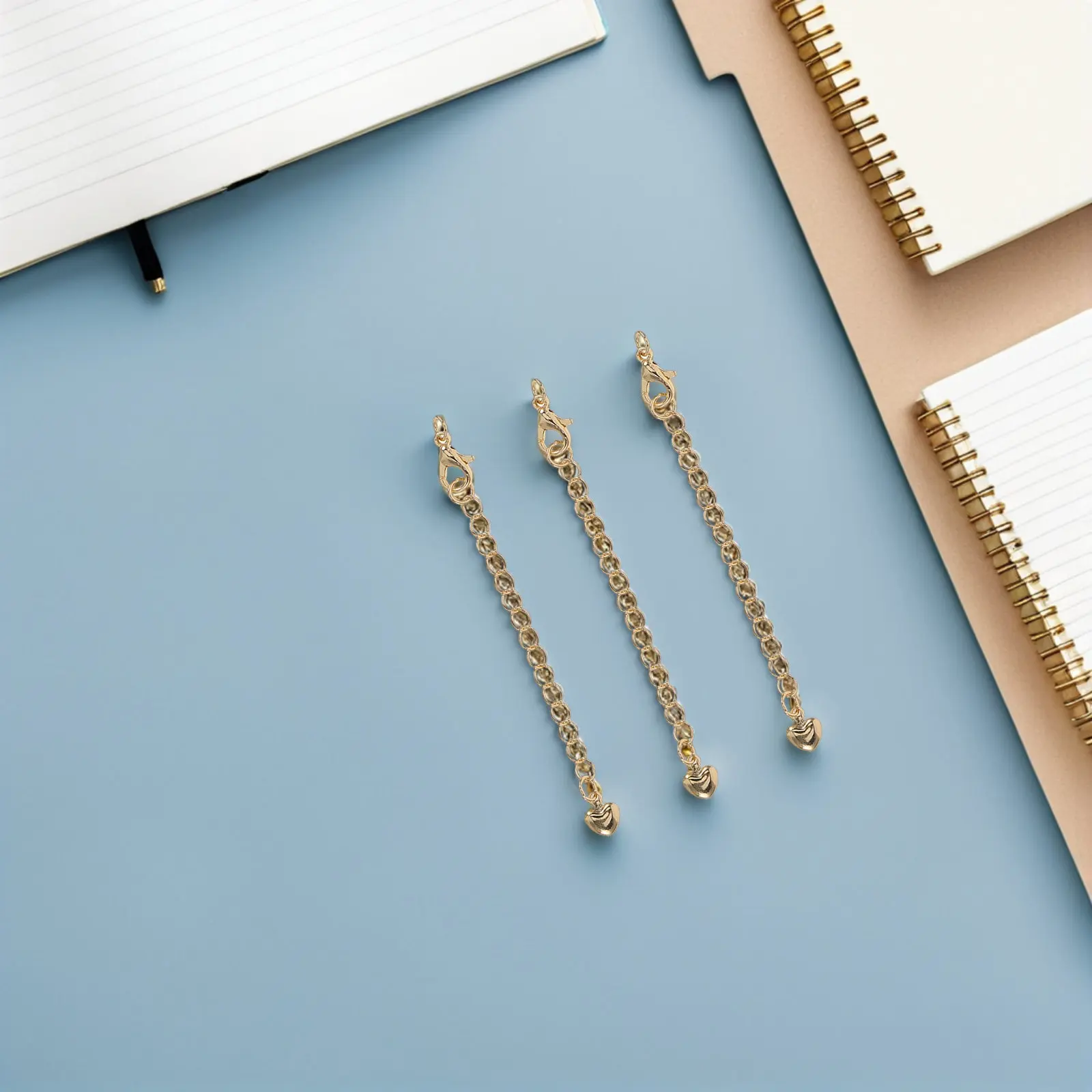 10Pcs Gold Jewelry Chain Extenders Lobster Clasp Necklace Connector Chain 3 Inch Extender Chains for Bracelets Anklets Universal
10Pcs Gold Jewelry Chain Extenders Lobster Clasp Necklace Connector Chain 3 Inch Extender Chains for Bracelets Anklets Universal