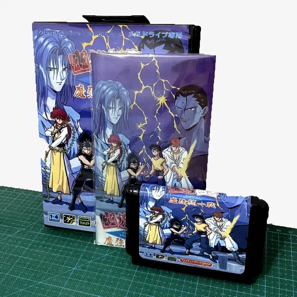 Новинка: Yuu Yuu Hakusho Makyou Toitsusen с коробкой и инструкцией, 16-битная игровая карта MD для Sega Mega Drive и Genesis
Новинка: Yuu Yuu Hakusho Makyou Toitsusen с коробкой и инструкцией, 16-битная игровая карта MD для Sega Mega Drive и Genesis