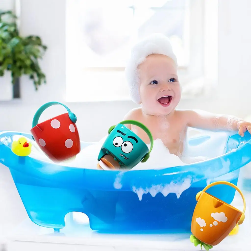3 pieces Toddler Baby Pouring Cup Flow Style Bucket Water Spray Shower Toys Water Games Sprinkler Kids Gift
3 pieces Toddler Baby Pouring Cup Flow Style Bucket Water Spray Shower Toys Water Games Sprinkler Kids Gift