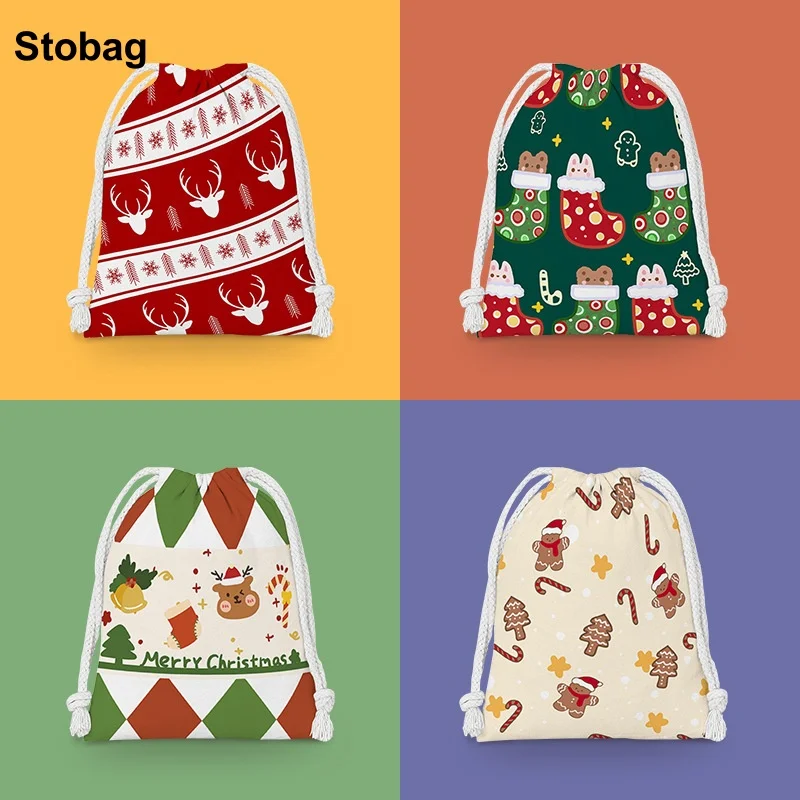 StoBag 5pcs Merry Christmas Cotton Drawstring Bag Small Large Gift Storage Packaging Bundle Pocket Kids Child Pouch Party Favor
StoBag 5pcs Merry Christmas Cotton Drawstring Bag Small Large Gift Storage Packaging Bundle Pocket Kids Child Pouch Party Favor