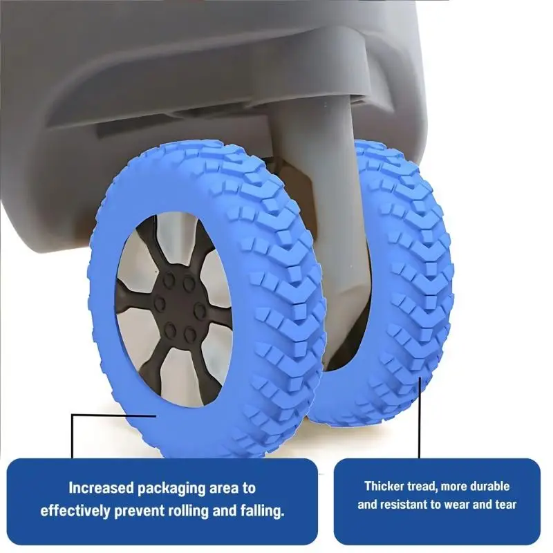 8-Piece Wheel Protective Covers Silent Silicone for Travel Luggage Accessories
8-Piece Wheel Protective Covers Silent Silicone for Travel Luggage Accessories
