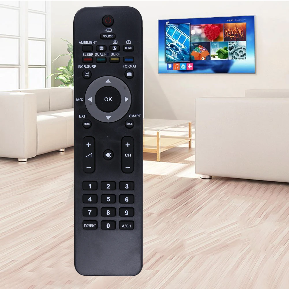 Wireless Remote Control Replacement Universal Remote Control Farther Transmitting Distance for Philips RM-670C TV
Wireless Remote Control Replacement Universal Remote Control Farther Transmitting Distance for Philips RM-670C TV