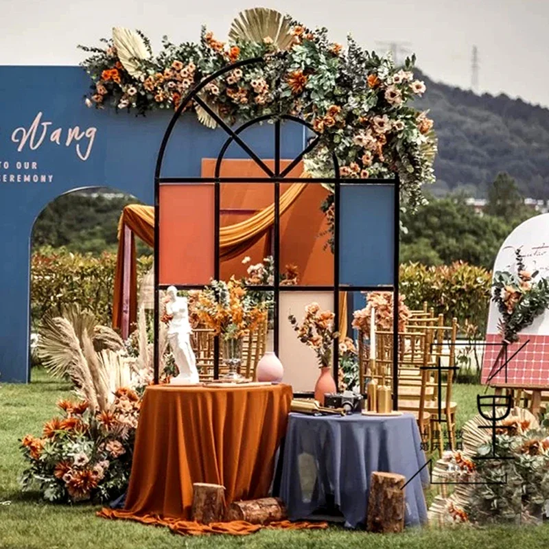 Chinese wedding stage wrought iron screen arch shelf wedding arch decoration wedding arrangement
Chinese wedding stage wrought iron screen arch shelf wedding arch decoration wedding arrangement