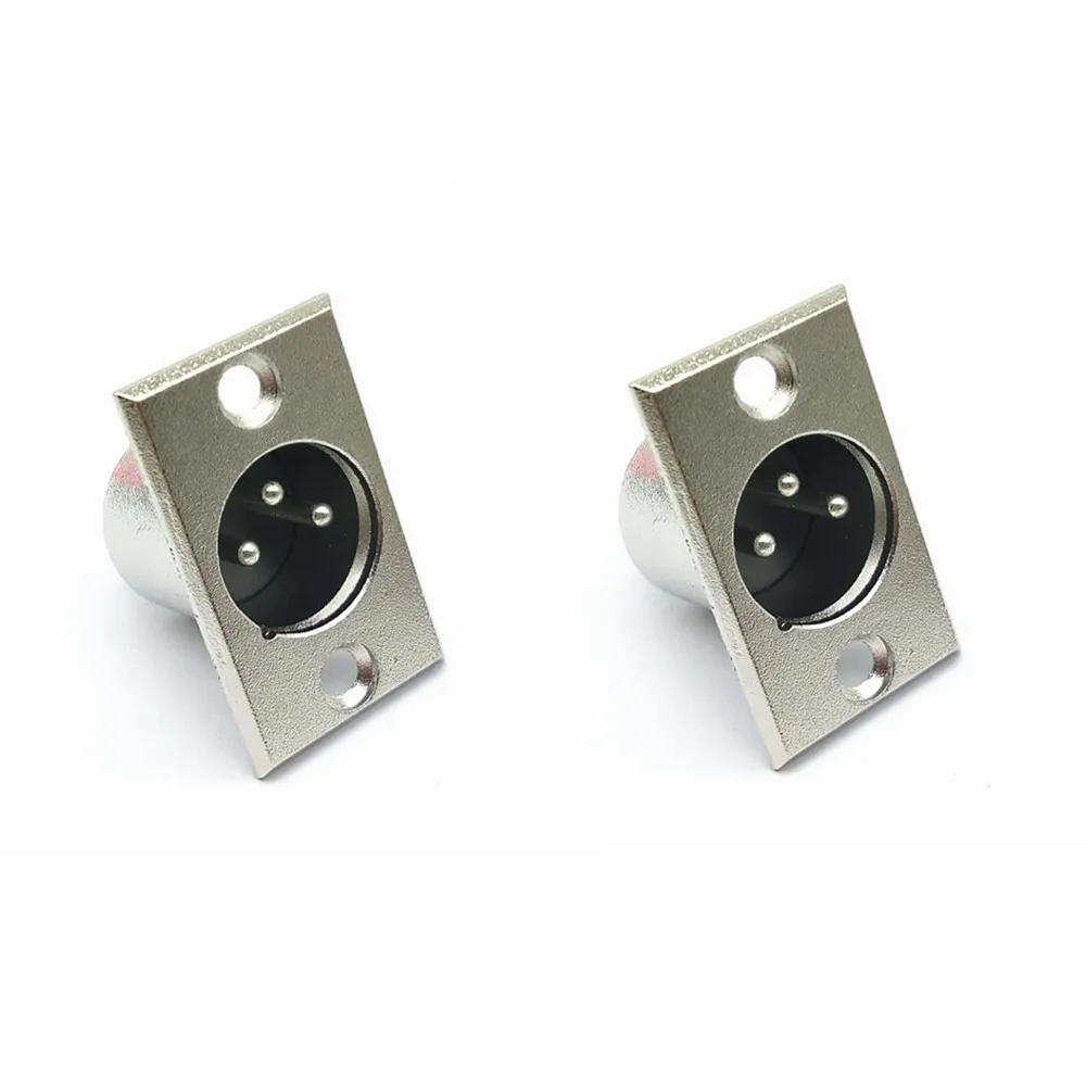2Pcs 3 Pin XLR Male Female Socket Panel Mount Chassis Mic-Jack Audio Connector Metal-Socket Audio Microphone Accessories
2Pcs 3 Pin XLR Male Female Socket Panel Mount Chassis Mic-Jack Audio Connector Metal-Socket Audio Microphone Accessories