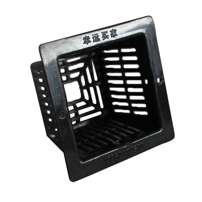 6 Packages Of Aquatic Flower Planting Basket Black And White Two Colors Can Be Selected 4 PE Square Planting Basket
6 Packages Of Aquatic Flower Planting Basket Black And White Two Colors Can Be Selected 4 PE Square Planting Basket