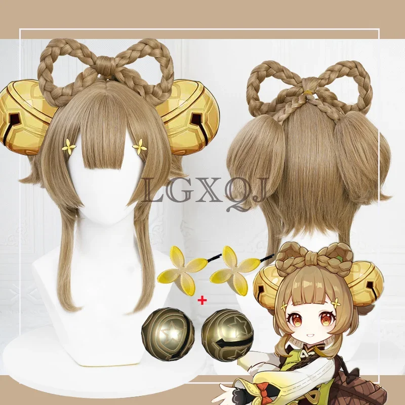 40cm Yaoyao Cosplay Wig Genshin Impact Yaoyao Genshin Wigs Brown Braid Wig Heat Resistant Synthetic Anime Cosplay Wigs + Wig Cap
40cm Yaoyao Cosplay Wig Genshin Impact Yaoyao Genshin Wigs Brown Braid Wig Heat Resistant Synthetic Anime Cosplay Wigs + Wig Cap