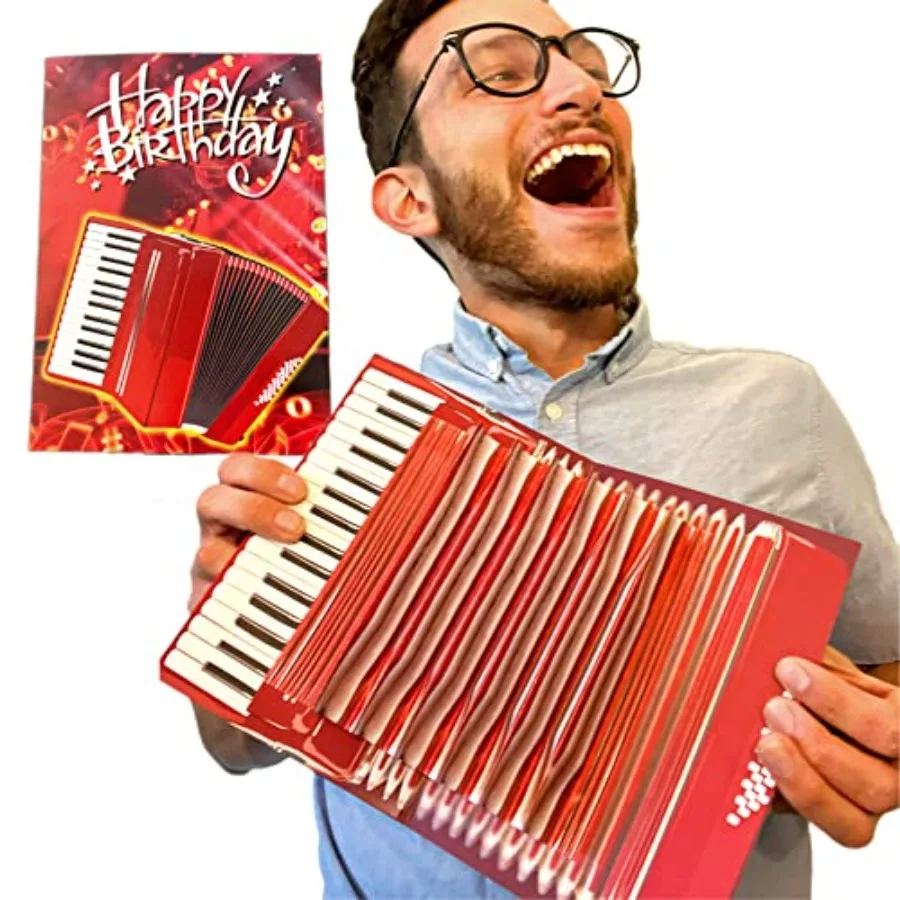 Interactive Accordion Birthday Card Musical Birthday Cards for Men, Music Present for Men, Musicians and Son, Happy Birthday Ca
Interactive Accordion Birthday Card Musical Birthday Cards for Men, Music Present for Men, Musicians and Son, Happy Birthday Ca