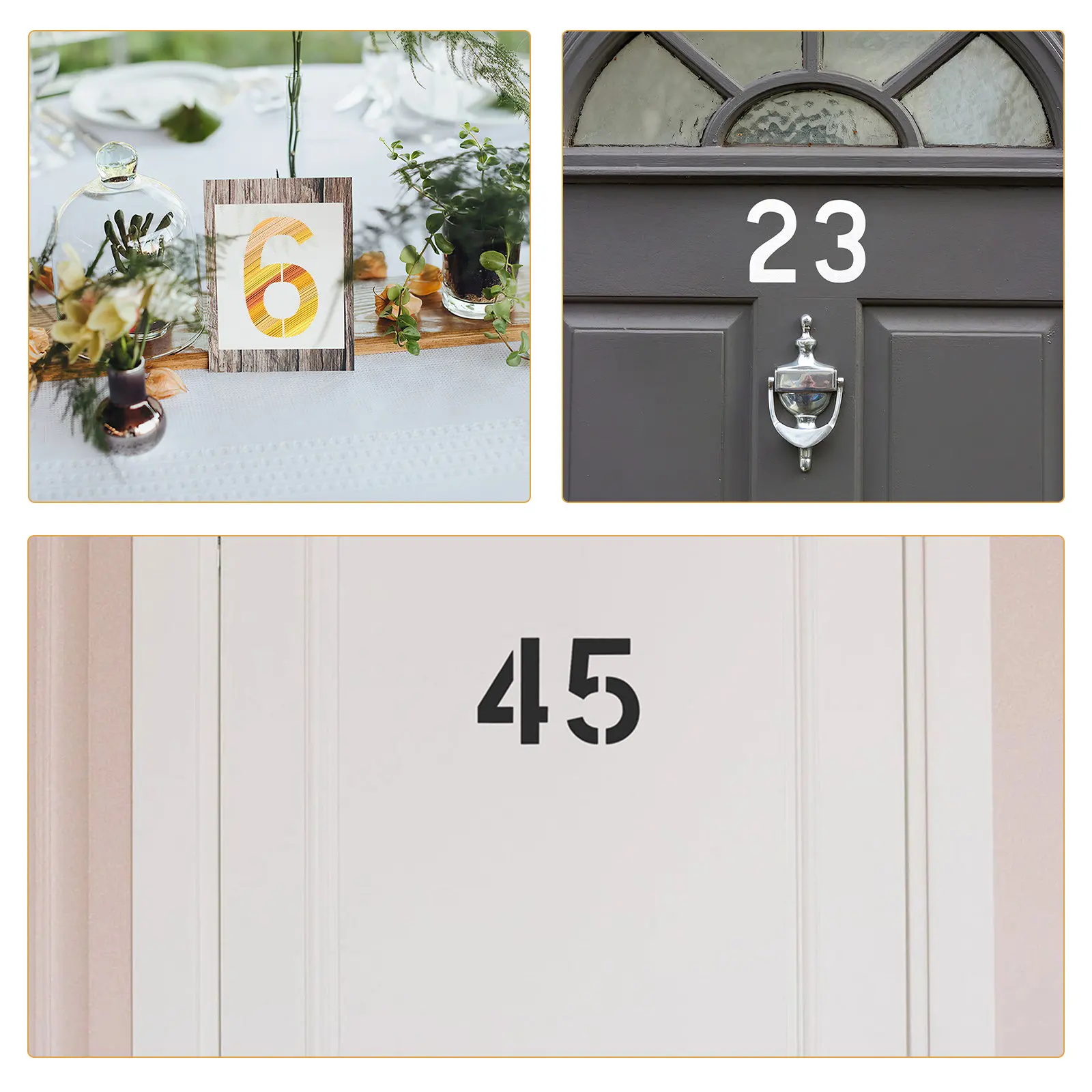 20Pcs Number Stencil Set Reusable Thick Stencil Numbers Professional Spray Paint Number Stencils for Mailbox
20Pcs Number Stencil Set Reusable Thick Stencil Numbers Professional Spray Paint Number Stencils for Mailbox