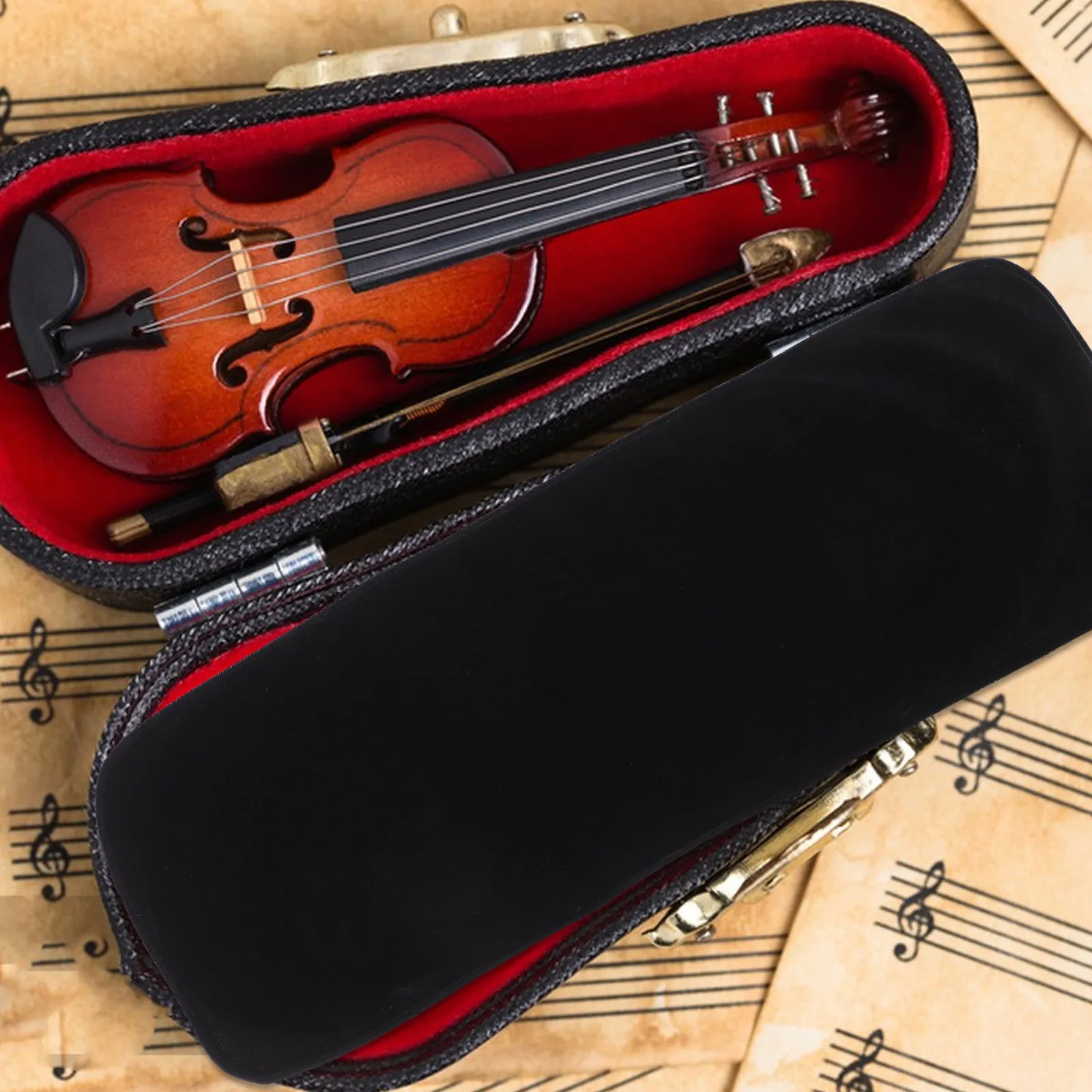 Violin Blanket Cover Soft Comfortable Fabric Protective Insert Scratch Shield Fits Violin Case Instrument Travel Storage