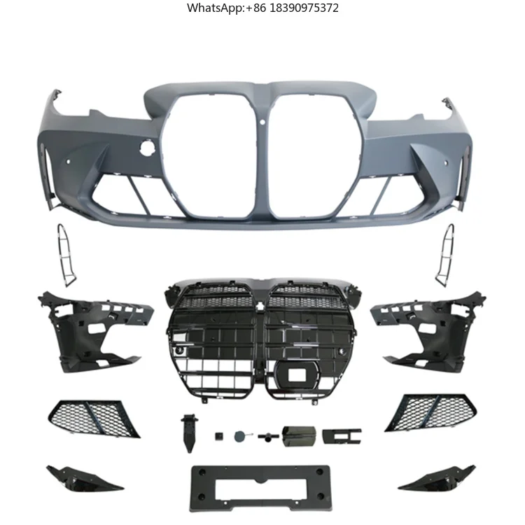 G20 Modified to G80 M3 1:1 Body Kit Bumper With Grille Assy for 3 Series 2019-2020
G20 Modified to G80 M3 1:1 Body Kit Bumper With Grille Assy for 3 Series 2019-2020