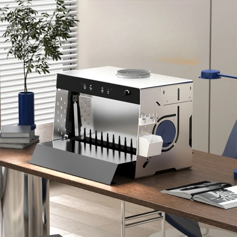 Water curtain spraying up to figure model spray box scroll negative pressure coloring workbench
Water curtain spraying up to figure model spray box scroll negative pressure coloring workbench