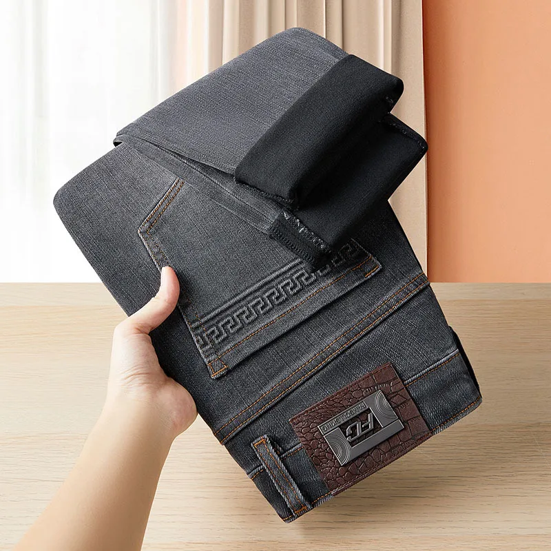 Gray Jeans Men's Spring and Autumn Trends High-End Affordable Luxury Men's Clothing Fashion Brand Slim Fit Long Skinny Pants
Gray Jeans Men's Spring and Autumn Trends High-End Affordable Luxury Men's Clothing Fashion Brand Slim Fit Long Skinny Pants
