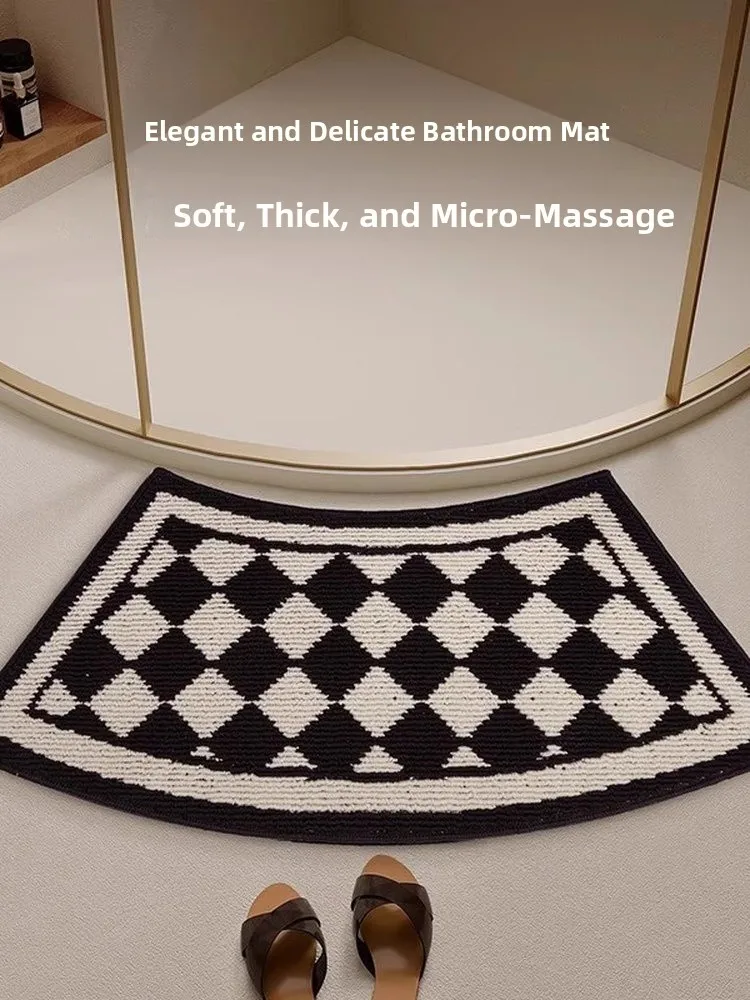 Коврик для ванной комнаты Batoom Mat Thiened Arc, с высокой впитываемостью, нескользящий, для прихожей, секторный, декоративный напольный ковер для дома
Коврик для ванной комнаты Batoom Mat Thiened Arc, с высокой впитываемостью, нескользящий, для прихожей, секторный, декоративный напольный ковер для дома