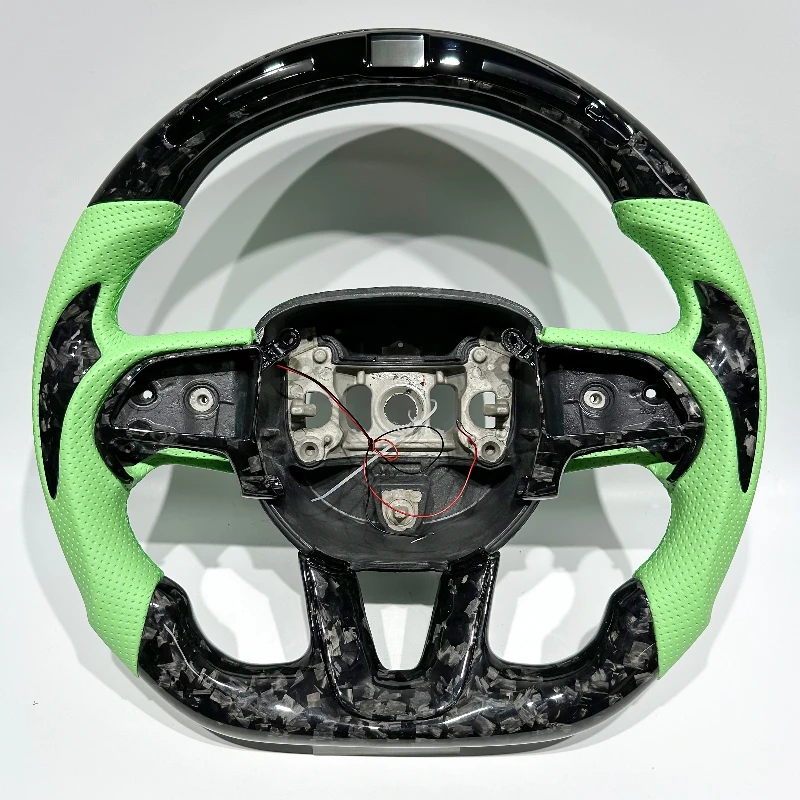 FOR Challenger Black Forged Carbon Fiber Customizable Sports Steering Wheel Suitable for Charger Challenger SRT Wheel Parts
FOR Challenger Black Forged Carbon Fiber Customizable Sports Steering Wheel Suitable for Charger Challenger SRT Wheel Parts
