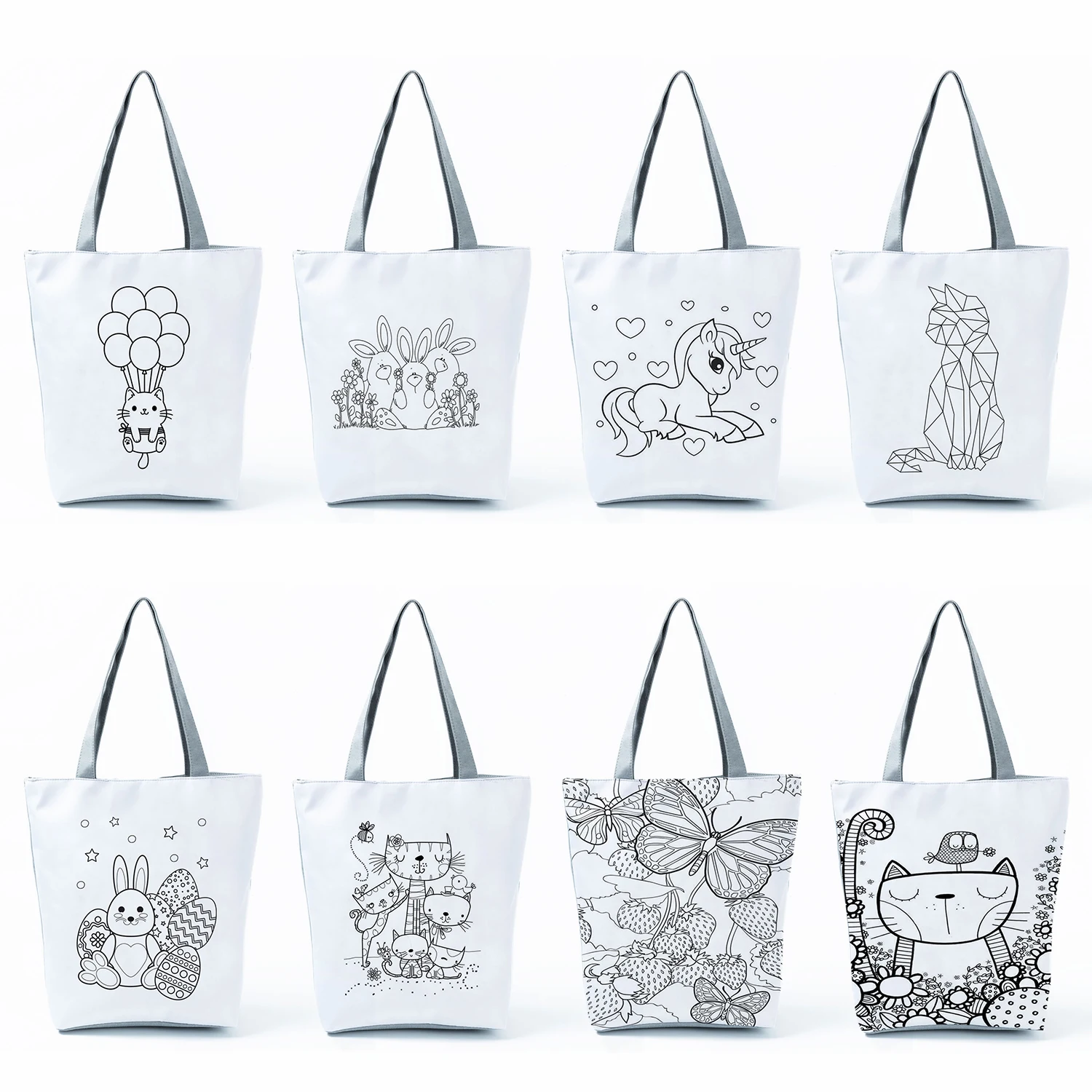 High Capacity Travel Beach Bags Women Office Tote Bags Floral Butterfly Casual Shopping Bags Printed Handbags Portable Cartoon
High Capacity Travel Beach Bags Women Office Tote Bags Floral Butterfly Casual Shopping Bags Printed Handbags Portable Cartoon