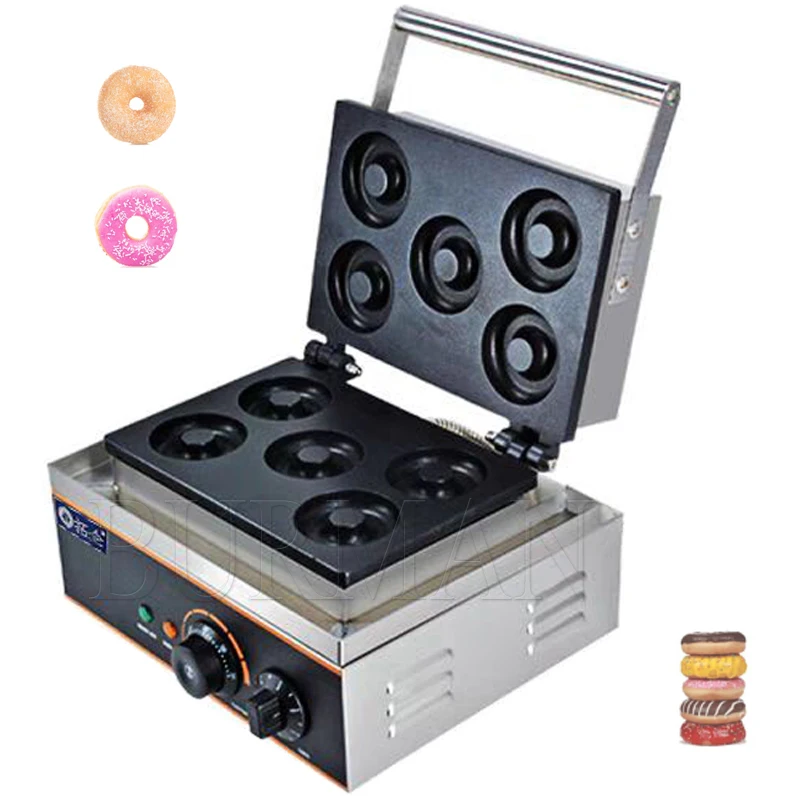 Electric 5 Hole Sweet Donut Machine Waffle Maker Doughnut Cookies Machine 220v 110v
Electric 5 Hole Sweet Donut Machine Waffle Maker Doughnut Cookies Machine 220v 110v
