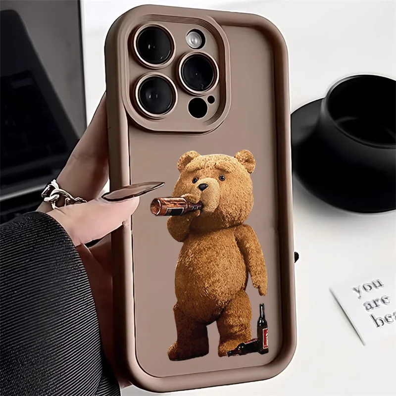 Teddy Bear Couple Cartoon Soft TPU Phone Case For iPhone 16 15 14 13 12 11 Pro Max XS XR X 7 8 16 Plus Shockproof Silicone Cover
Teddy Bear Couple Cartoon Soft TPU Phone Case For iPhone 16 15 14 13 12 11 Pro Max XS XR X 7 8 16 Plus Shockproof Silicone Cover