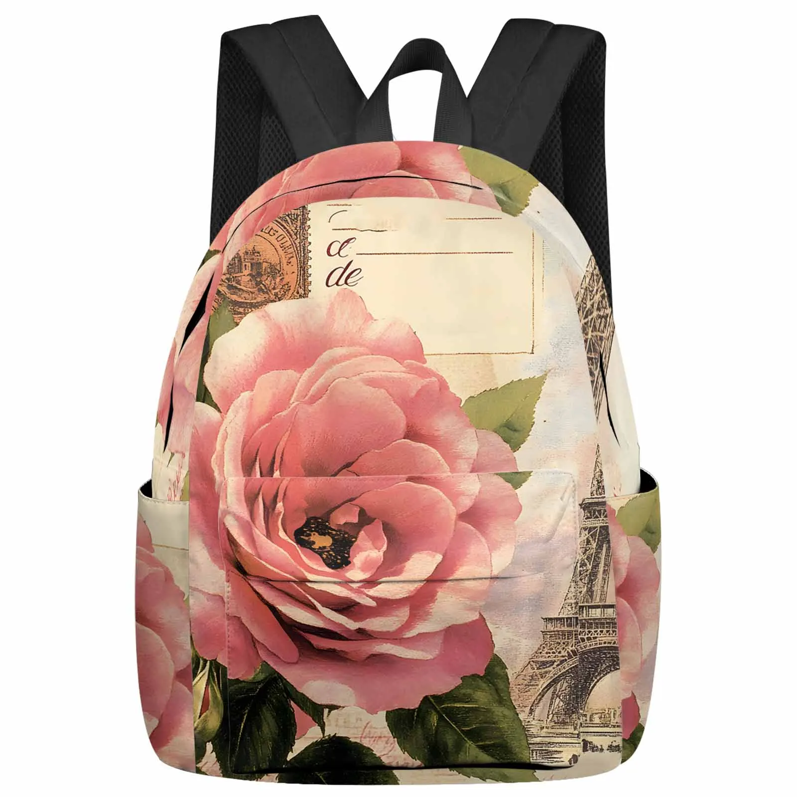 Vintage Pink Flower Tower Backpack School Bags for Teenagers Students Laptop Bag Women's Casual Travel Backpack
Vintage Pink Flower Tower Backpack School Bags for Teenagers Students Laptop Bag Women's Casual Travel Backpack