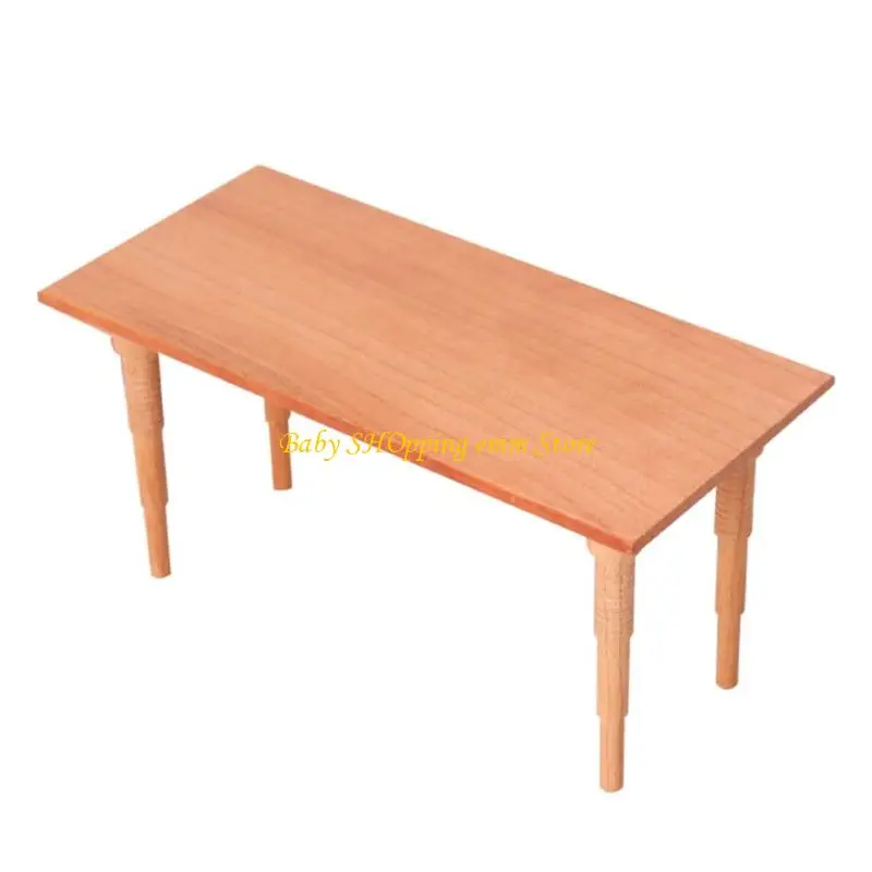 23GD Miniature Wooden Dining Table 1/12 Scale Model Furniture For Creative Doll House Scene Arrangement Display Accessories
23GD Miniature Wooden Dining Table 1/12 Scale Model Furniture For Creative Doll House Scene Arrangement Display Accessories