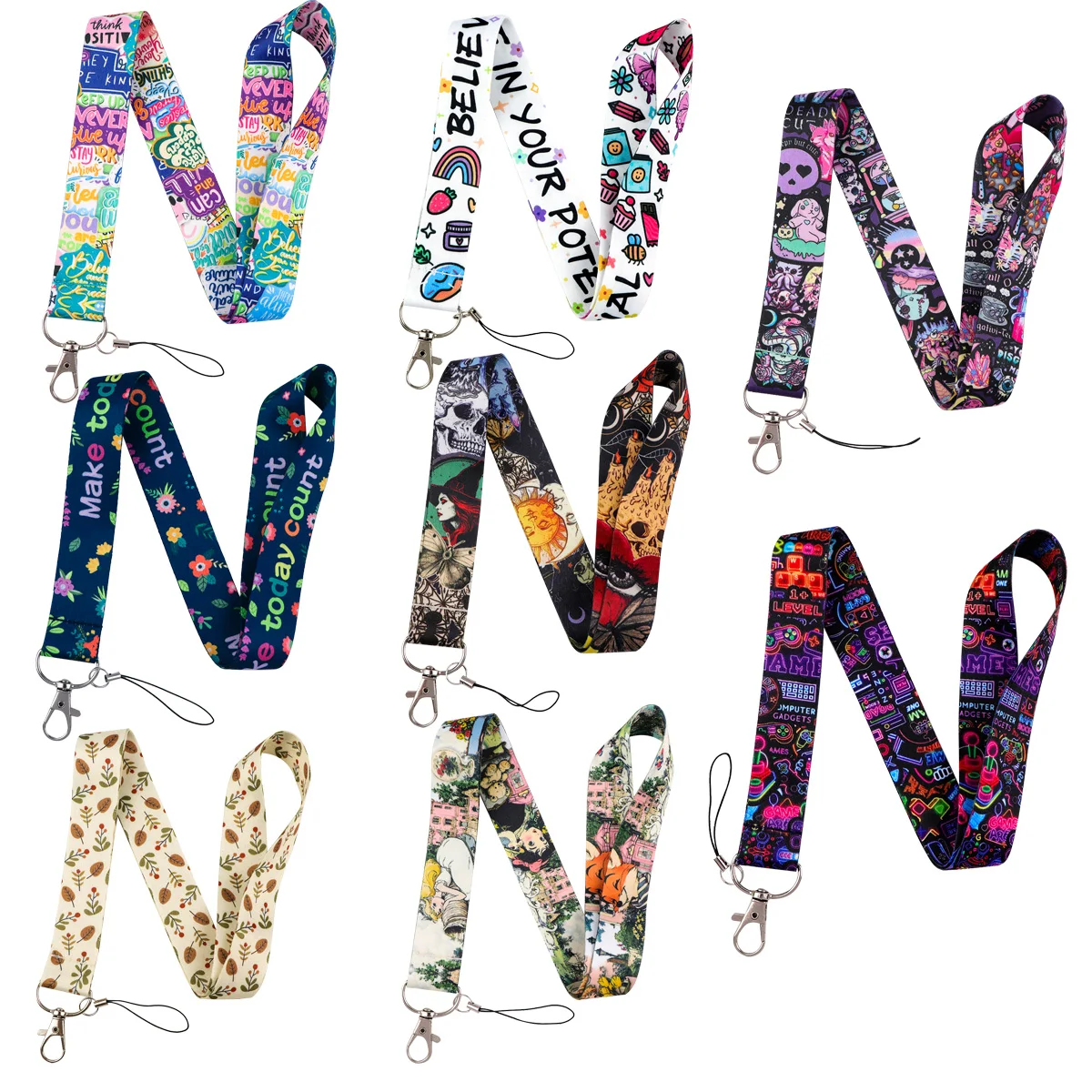 Cute Illustration Style Cartoon Lanyard For Keychain ID Card Holder Student MP3 USB Quote Key Ring Neck Straps Phone Accessories
Cute Illustration Style Cartoon Lanyard For Keychain ID Card Holder Student MP3 USB Quote Key Ring Neck Straps Phone Accessories